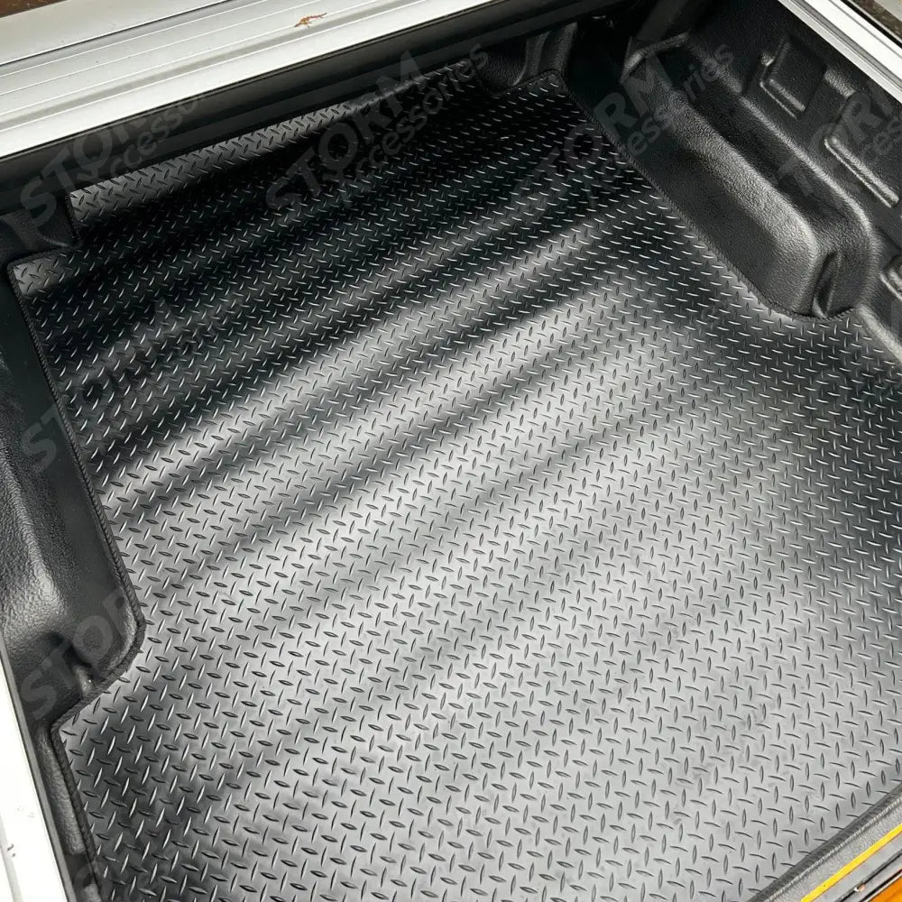 Ford Ranger T9 And VW Amarok 2023 On Double Cab Load Bed Rubber Mat In Black