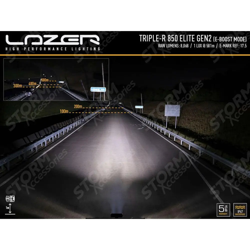 Ford Ranger Wildtrak (2023+) Lazer Light Grille Kit Triple-r 850 Elite