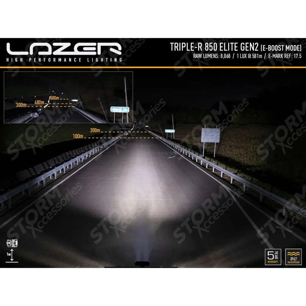 Ford Ranger Wildtrak (2023+) Lazer Light Grille Kit Triple-r 850