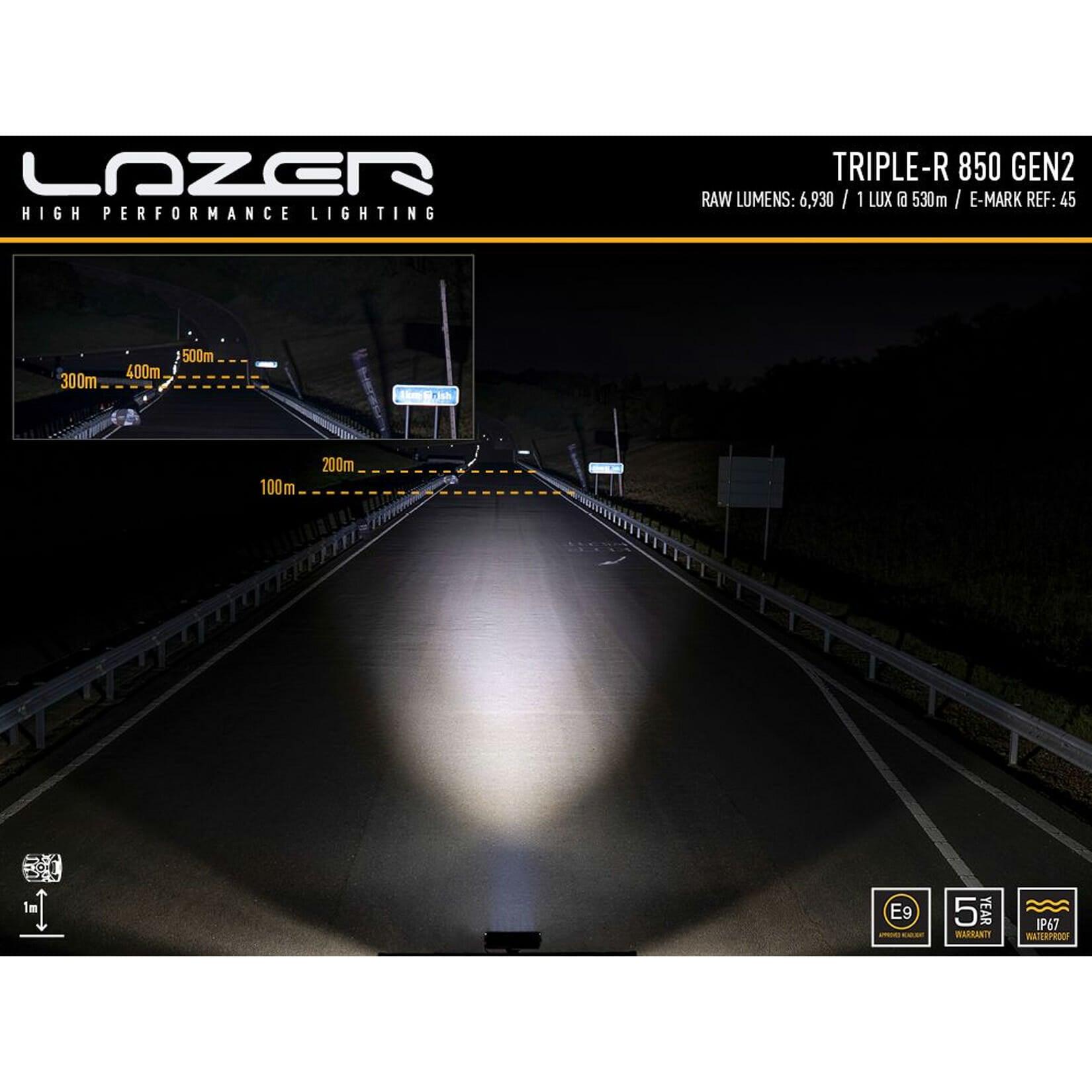 FORD RANGER WILDTRAK (2023+) LAZER LIGHT GRILLE KIT TRIPLE-R 850 - Storm Xccessories2