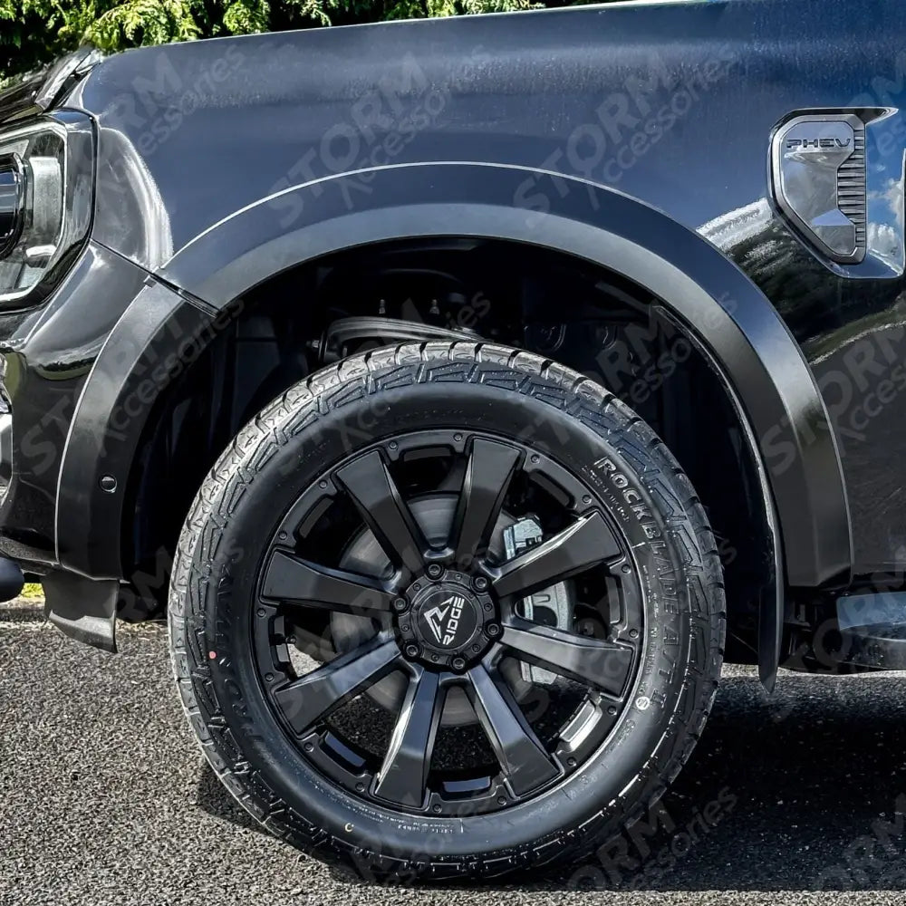Ford Ranger Wildtrak 2023 On Double Cab STX V2 Wheel Arch Kit - 6 PCS - Painted