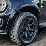 Ford Ranger Wildtrak 2023 On Double Cab STX V2 Wheel Arch Kit - 6 PCS - Painted