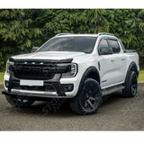 Ford Ranger Wildtrak 2023 On Double Cab STX V2 Wheel Arch Kit Smooth Look Matt Black Finish - 6 PCS