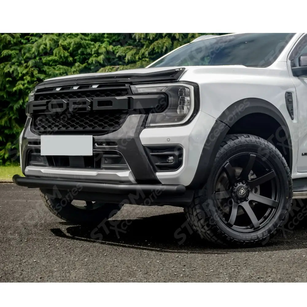 Ford Ranger Wildtrak 2023 On Double Cab STX V2 Wheel Arch Kit Smooth Look Matt Black Finish - 6 PCS