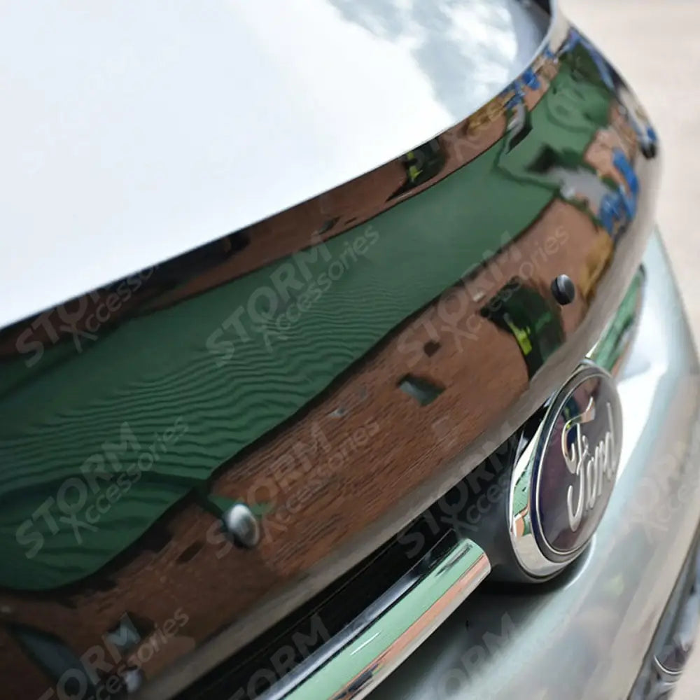 Ford Transit Custom 2012-2017 Stx Bonnet Guard Protector - Black - B016