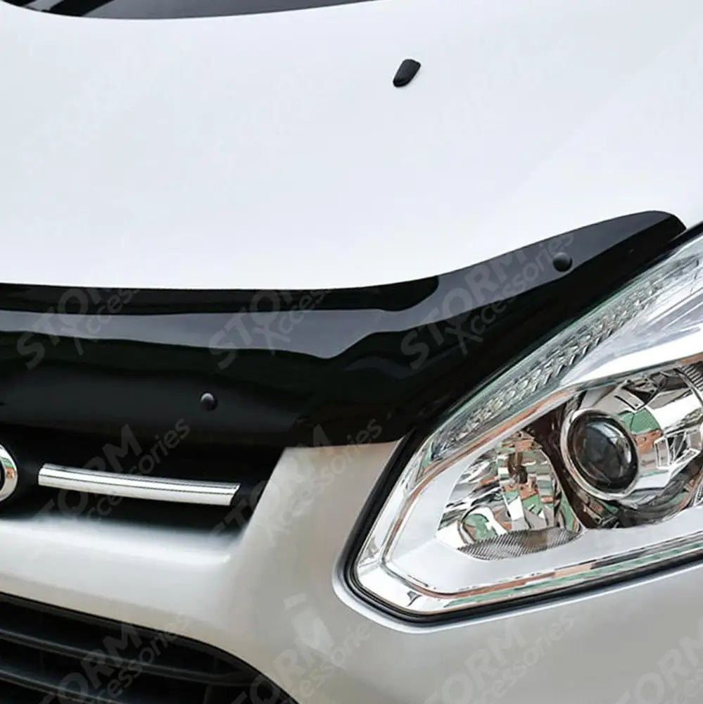 Ford Transit Custom 2012-2017 Stx Bonnet Guard Protector - Black - B016