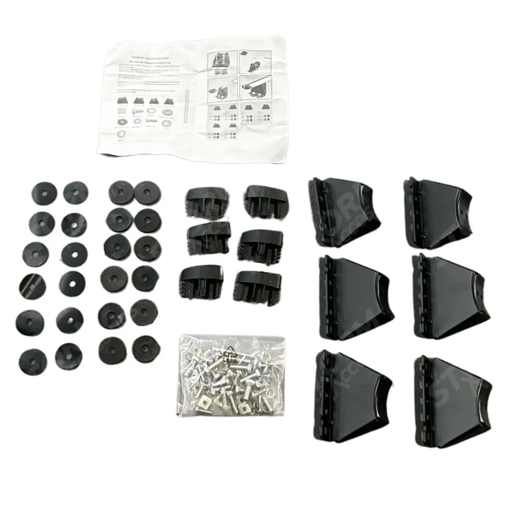 Ford Transit Custom 2012 - 2024 - Ridgerack Roof Rack Rails V2 - 3 Bars Style In Black