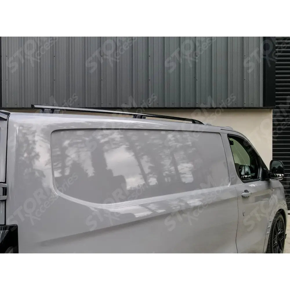 Ford Transit Custom 2024+ SWB Sport Style Roof Rails In Black