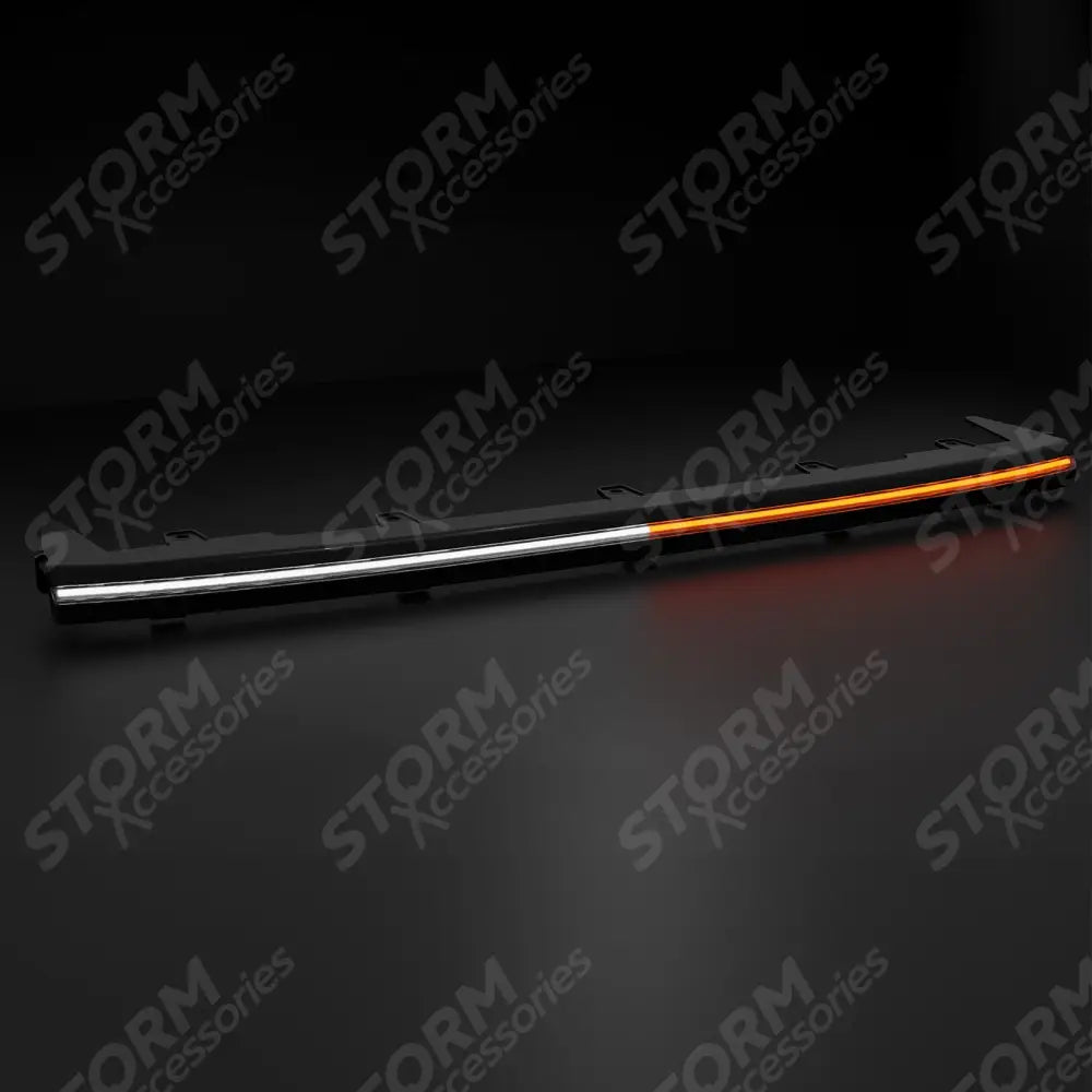 Ford Transit Custom MK2 2024+ Luminex Front Upper DRL Grill With Amber Strobe