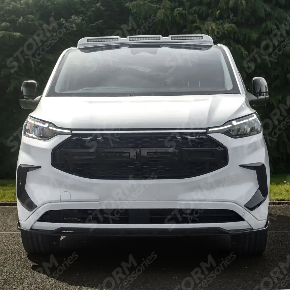 Ford Transit Custom MK2 2024 on Front Aero Canard Loops In Gloss Black