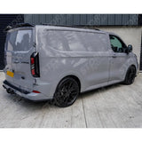 Ford Transit Custom MK2 2024 on LWB Side Skirt Splitters V2 In Gloss Black