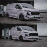 Ford Transit Custom MK2 2024 on PHEV Full Low Line Aero Kit In Gloss Black