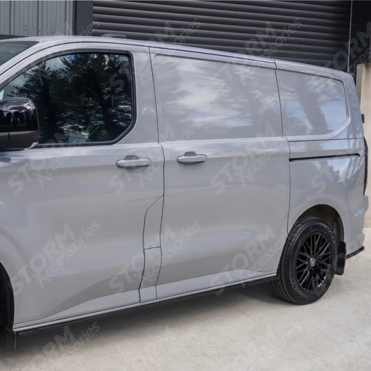 Ford Transit Custom MK2 2024 on Trend & Limited SWB Side Skirt Splitters In Gloss Black