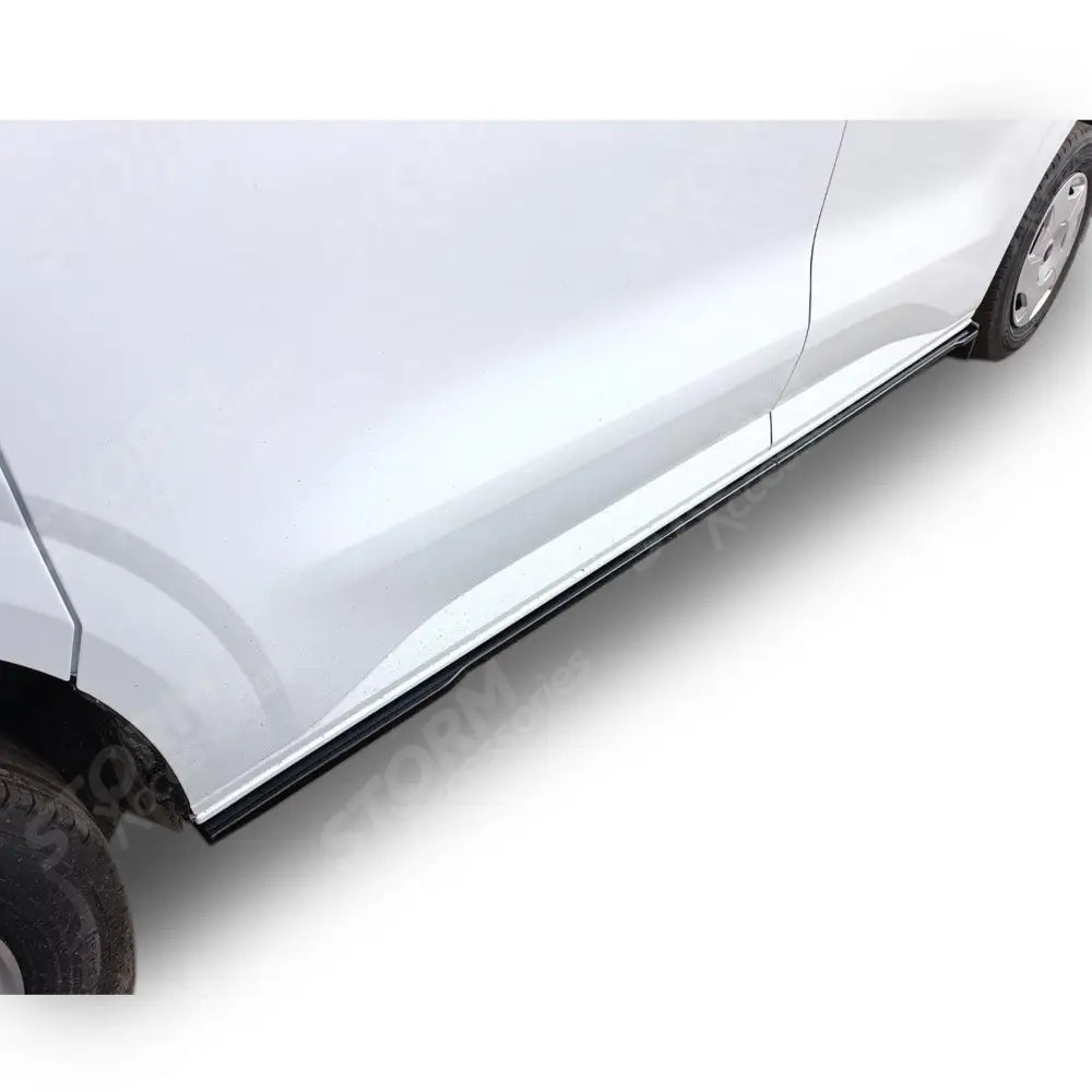 Ford Transit Custom MK2 2024 on Trend & Limited SWB Side Skirt Splitters In Gloss Black