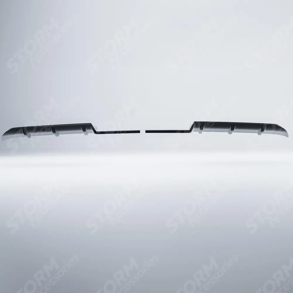 Ford Transit Custom MK2 2024 on V1 Rear Spoiler In Gloss Black For Barn Door