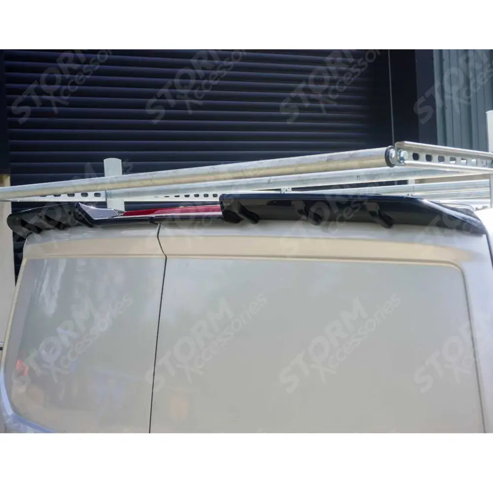 Ford Transit Custom MK2 2024 on V1 Rear Spoiler In Gloss Black For Barn Door