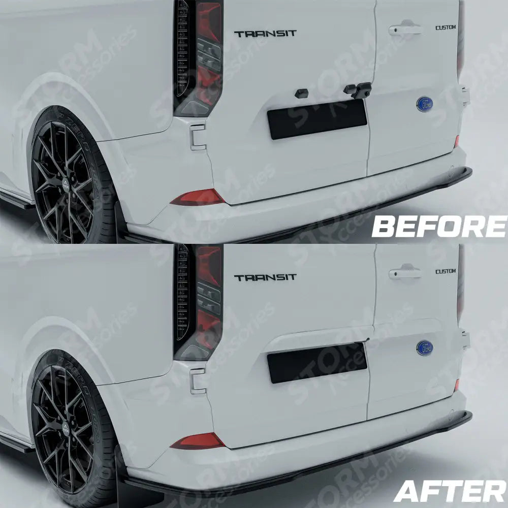 Ford Transit Custom MK2 2024+ Rear Threshold Camera Cover Colour Coded