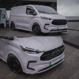 Ford Transit E Custom & PHEV MK2 2024 on Front Aero Canard Loops In Gloss Black