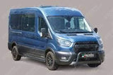 Ford Transit Mk8 2014 On Misutonida Ec Approved Front A-bar - 63mm - In Black