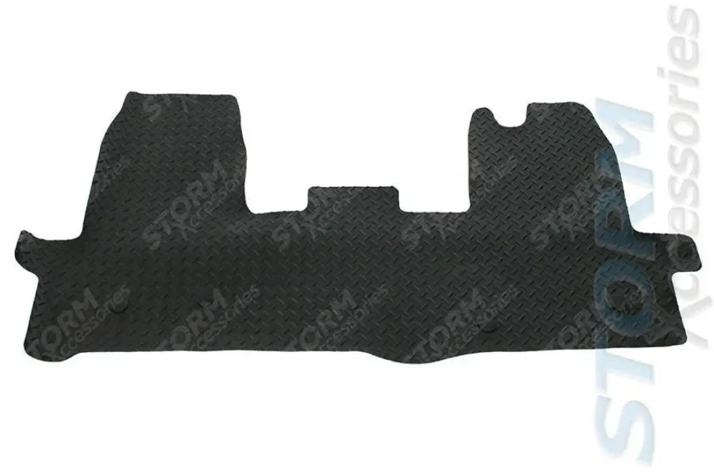 Ford Transit Mk8 2016 On Stx Front Tailored Fit Rubber Mat With 4 Clips - Black