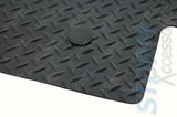 Ford Transit Mk8 2016 On Stx Front Tailored Fit Rubber Mat With 4 Clips - Black