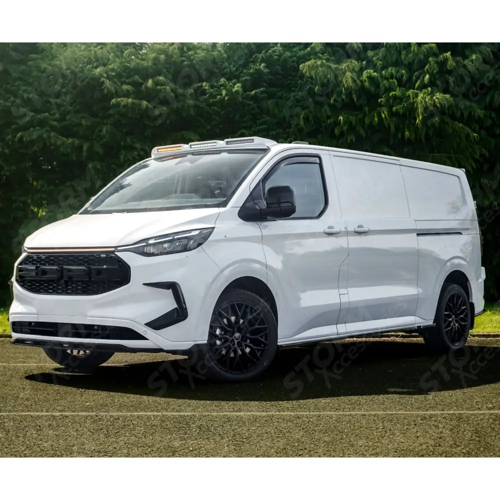 Front Aero Canard Loops In Gloss Black For Ford Transit Custom MK2 2024 on