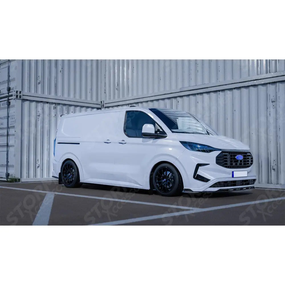 Front Aero Canard Loops In Gloss Black For Ford Transit Custom MK2 2024 on