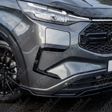 Front Aero Canard Loops In Gloss Black For Ford Transit E Custom & PHEV MK2 2024 on