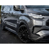 Front Aero Canard Loops In Gloss Black For Ford Transit E Custom & PHEV MK2 2024 on