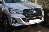 Front Bumper Conversion Invincible X Rocco Edition Set For Toyota Hilux Mk8 2016-2020