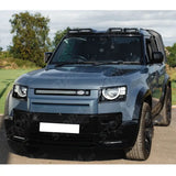 Front Bumper Splitter In Gloss Black For Land Rover Defender L663 90 / 110 / 130 2020 On