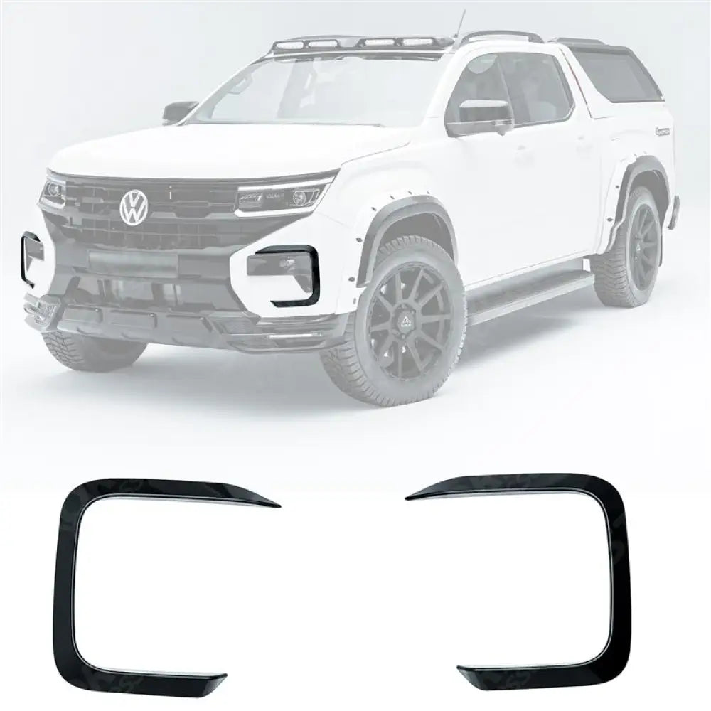 Front Canard Loops V1 In Gloss Black For Volkswagen Amarok 2023+