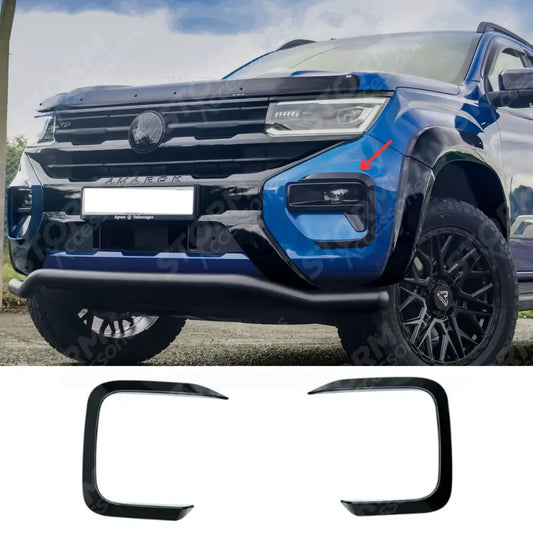Front Canard Loops V1 In Gloss Black For Volkswagen Amarok 2023+