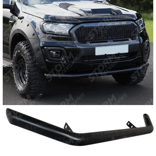 Front City Spoiler Bar Black For Ford Ranger T6 Single Deck 2012 - 2022