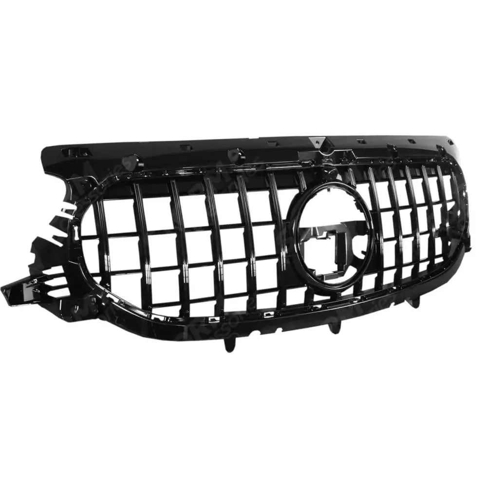 Front Grill Panamericana Gt-r Style All Black For Mercedes Gla X247 2020+