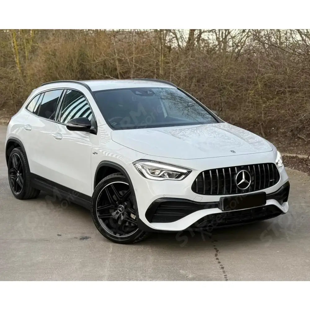Front Grill Panamericana Gt-r Style All Black For Mercedes Gla X247 2020+