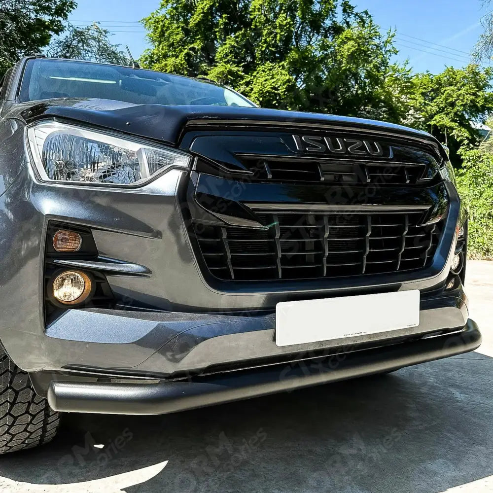 Front Single Deck Spoiler Bar In Black For Isuzu D-max 2021 - 2024