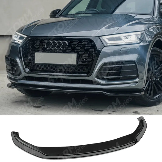 Front Splitter / Audi Q5 S-Line MK2 2017-2020 Front Splitter For Audi SQ5 MK2 2017-2020