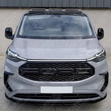 Front Splitter Gloss Black V2 For Ford Transit Custom MK2 2024 on
