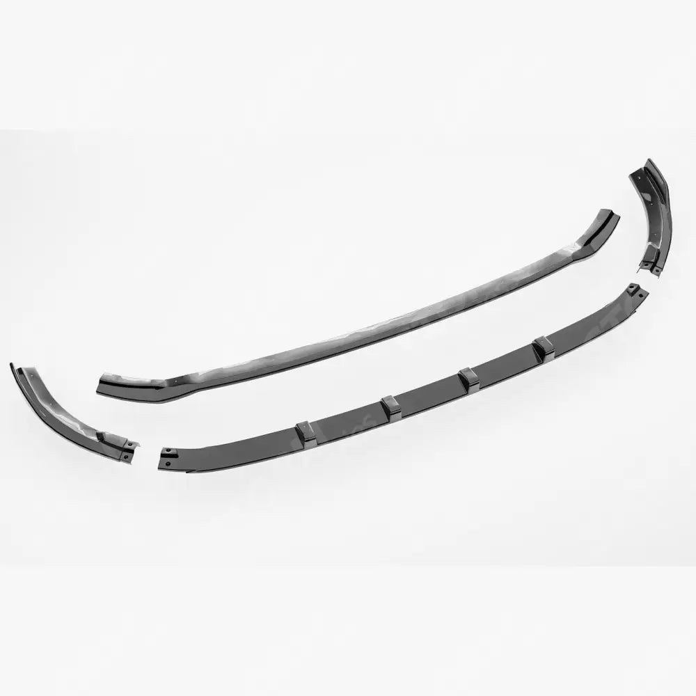 Front Splitter Gloss Black V2 For Ford Transit Custom MK2 2024 on