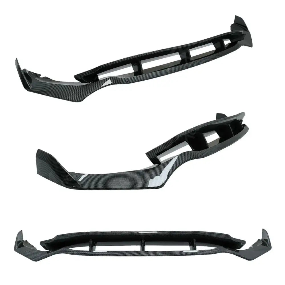 Front Splitter In Carbon Look Black Knight For Bmw X5 G05 2018-2022