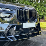 Front Splitter In Gloss Black For BMW X7 G07 LCI 2023+