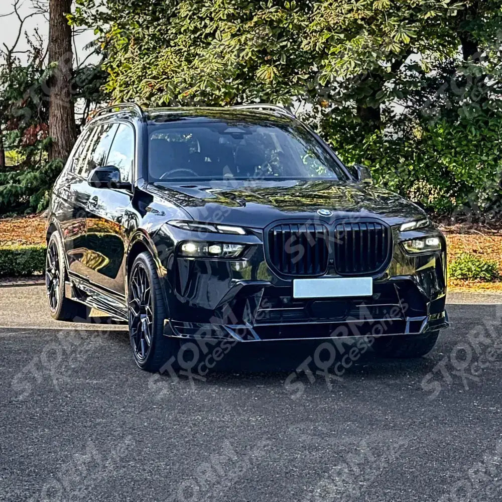 Front Splitter In Gloss Black For BMW X7 G07 LCI 2023+