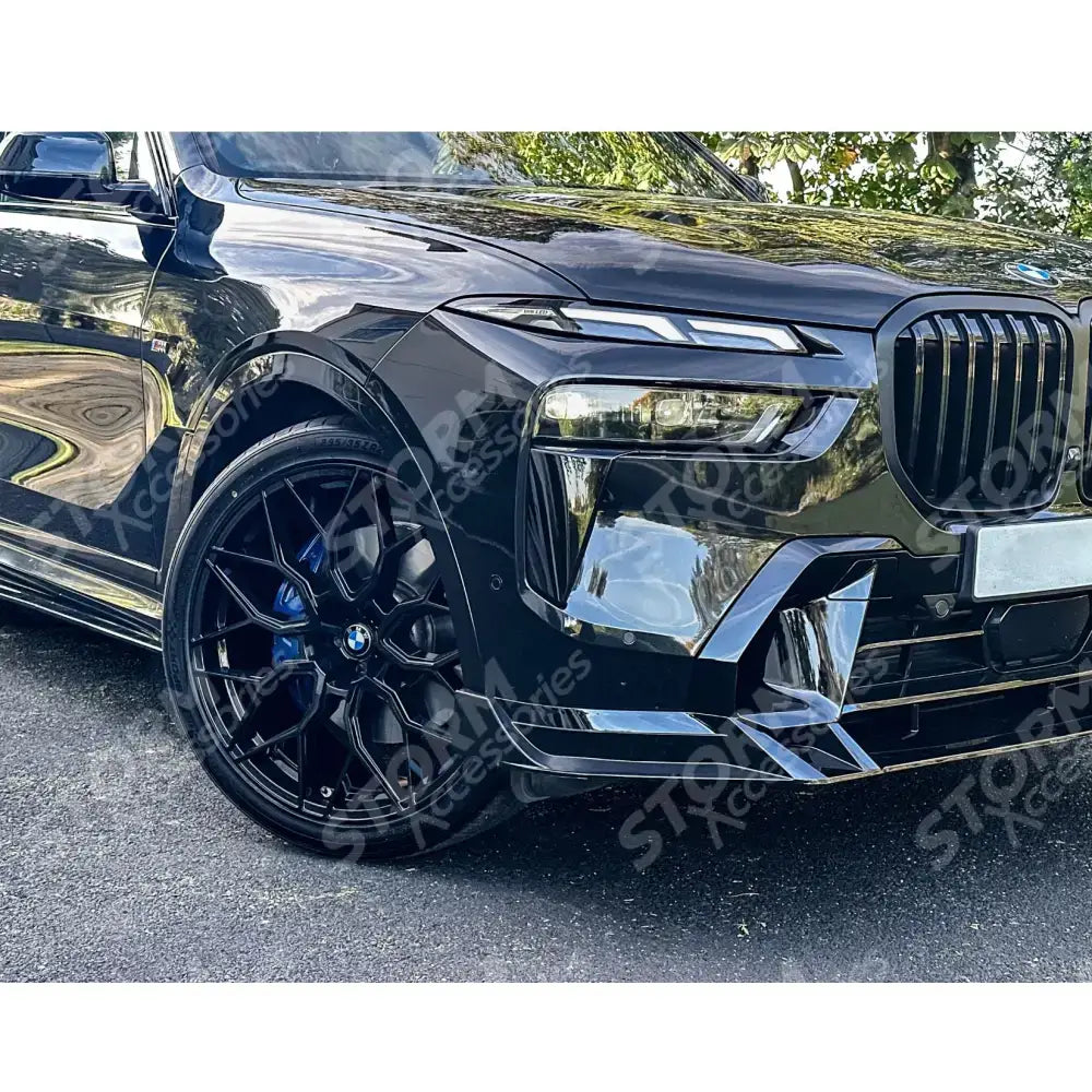 Front Splitter In Gloss Black For BMW X7 G07 LCI 2023+