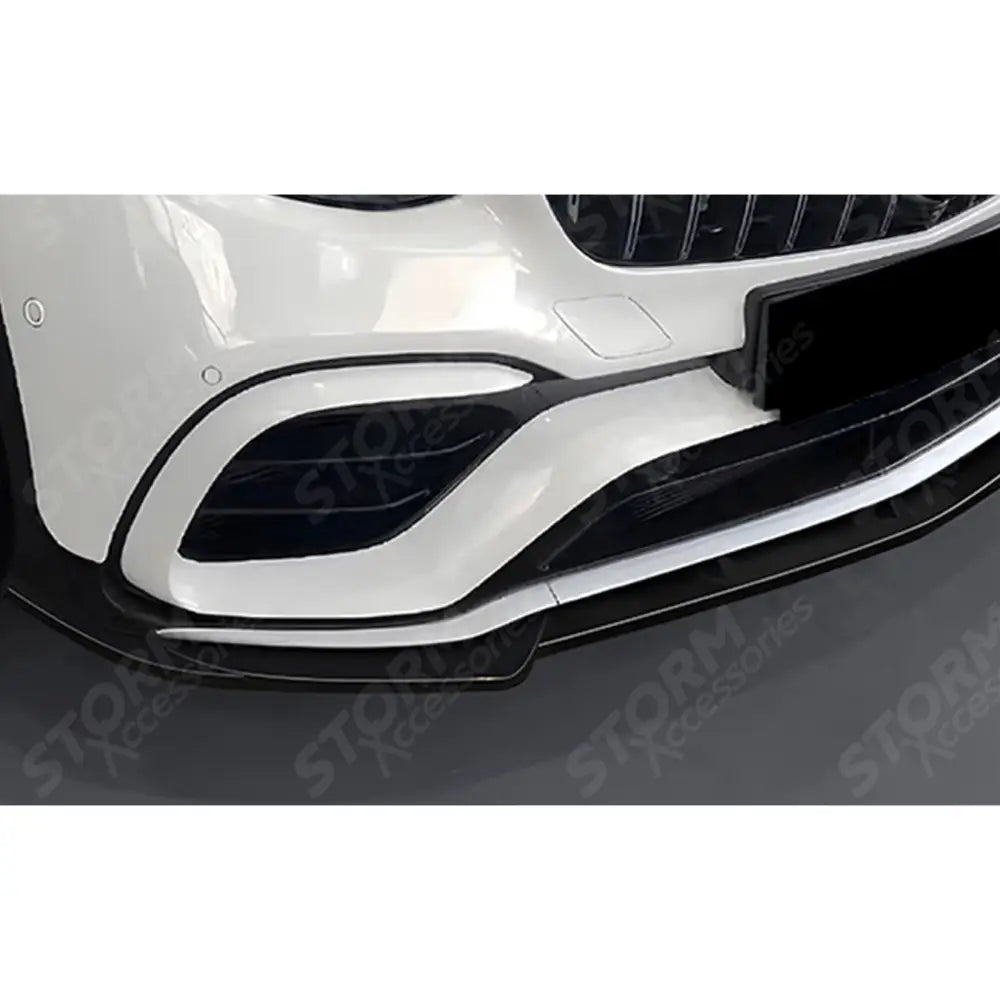 Front Splitter in Gloss Black For Mercedes GLC X253 Standard Pre Facelift 2016-2019