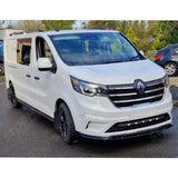 Front Splitter In Gloss Black For Renault Trafic 2022+