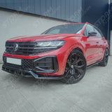 Front Splitter In Gloss Black For Volkswagen Touareg MK3 Facelift R Line 2023+