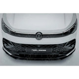 Front Splitter In Gloss Black For VW Tiguan R-Line MK3 2024 On