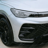 Front Splitter In Gloss Black For VW Tiguan R-Line MK3 2024 On