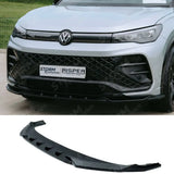 Front Splitter In Gloss Black For VW Tiguan R-Line MK3 2024 On